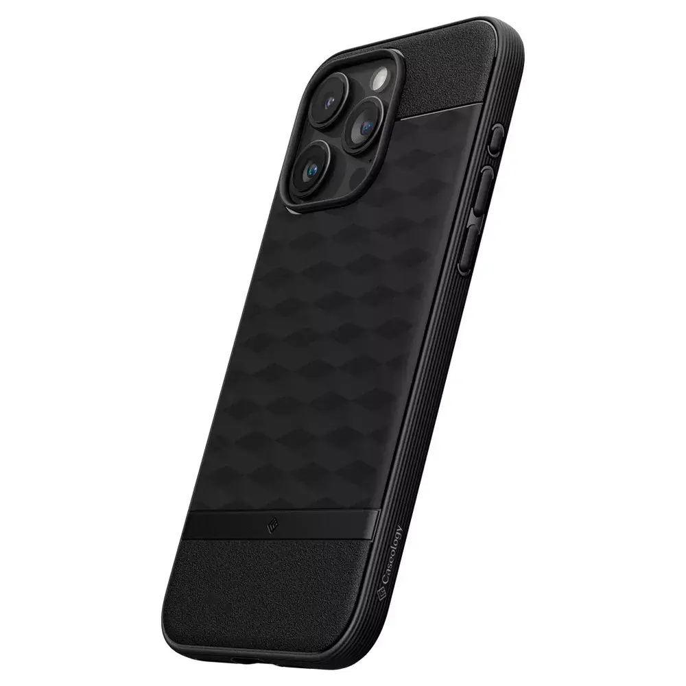 Vāks Spigen iPhone 15 Pro Caseology Parallax Mag Black Photo 10