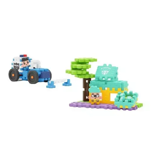 Marioinex 905913 Mini Waffle Полицейская машина и магазин Photo 3