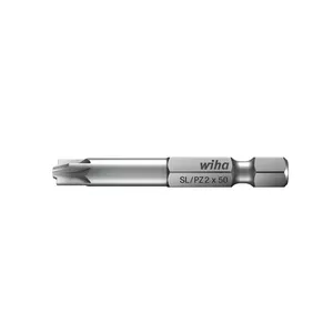 Wiha 32688 Professional PlusMinus SL/PZ1 Screwdriver Bit, 90 mm, 2 Pieces