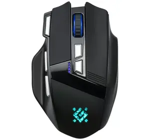 Wireless gaming mouse DEFENDER Knight GM-885, right-hand, 2.4 GHz USB nano receiver, 3200 DPI, 7 buttons, rechargeable 400 mAh