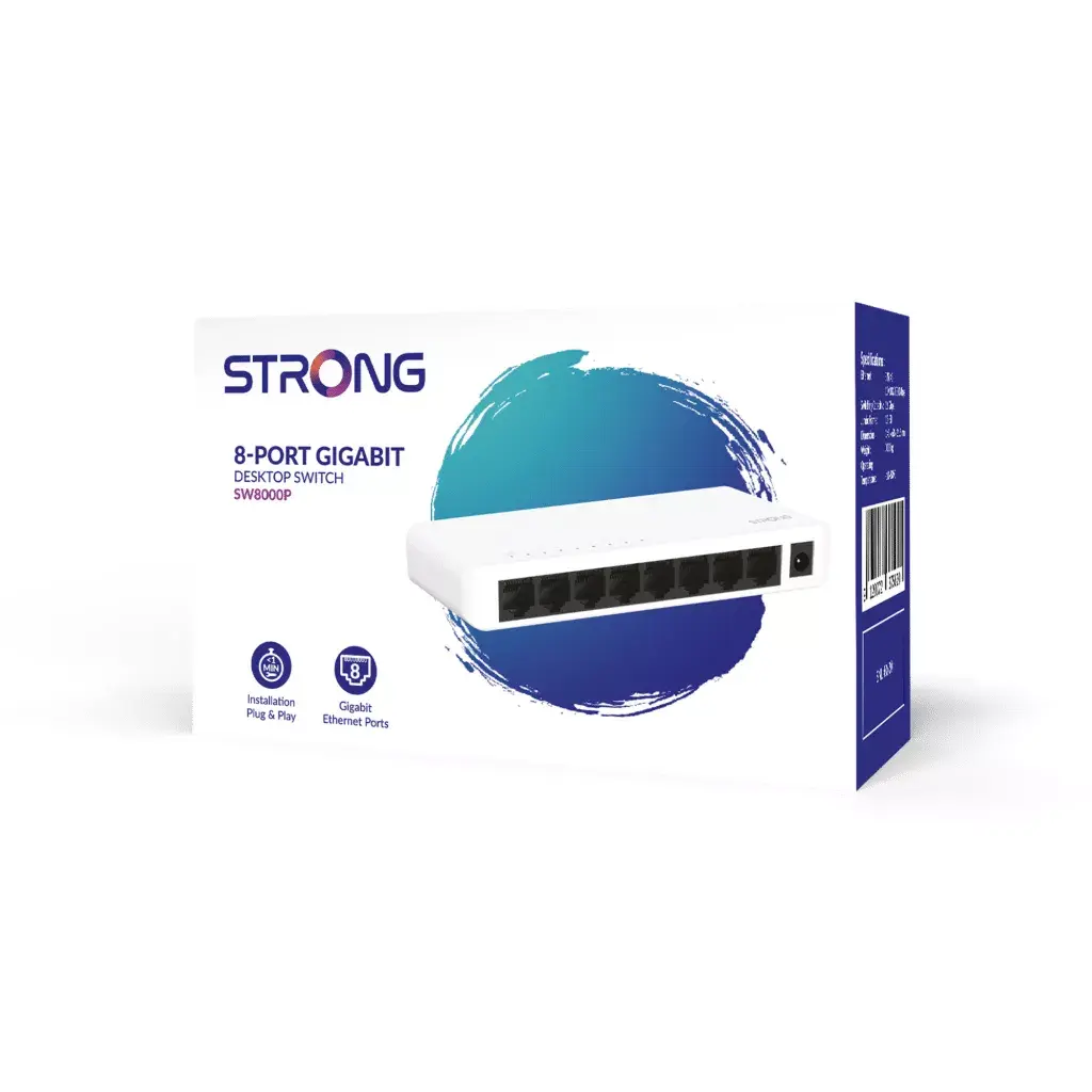 Гигабитный Ethernet коммутатор STRONG SW8000P Photo 8