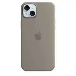Silicone Case Apple iPhone 15 Plus MagSafe Clay Cover Grey