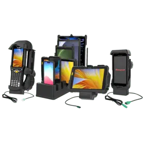 RAM Mounts RAM Power-Grip RAP-396U Universal Barcode Scanner Gun Holder, Passive Car Mount, Black Composite