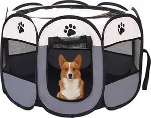 Foldable Pet Bed Pen L82 — No name — Indoor portable dog and cat playpen/bed