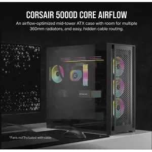 Corsair 5000D CORE AIRFLOW Midi Tower Melns