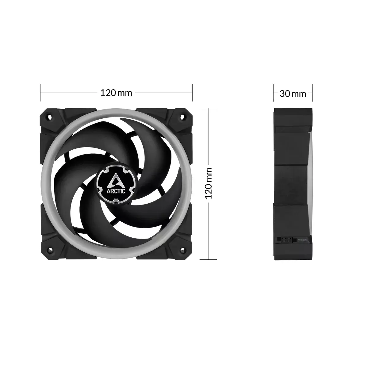 Вентилятор Arctic BioniX P120 A-RGB Photo 5