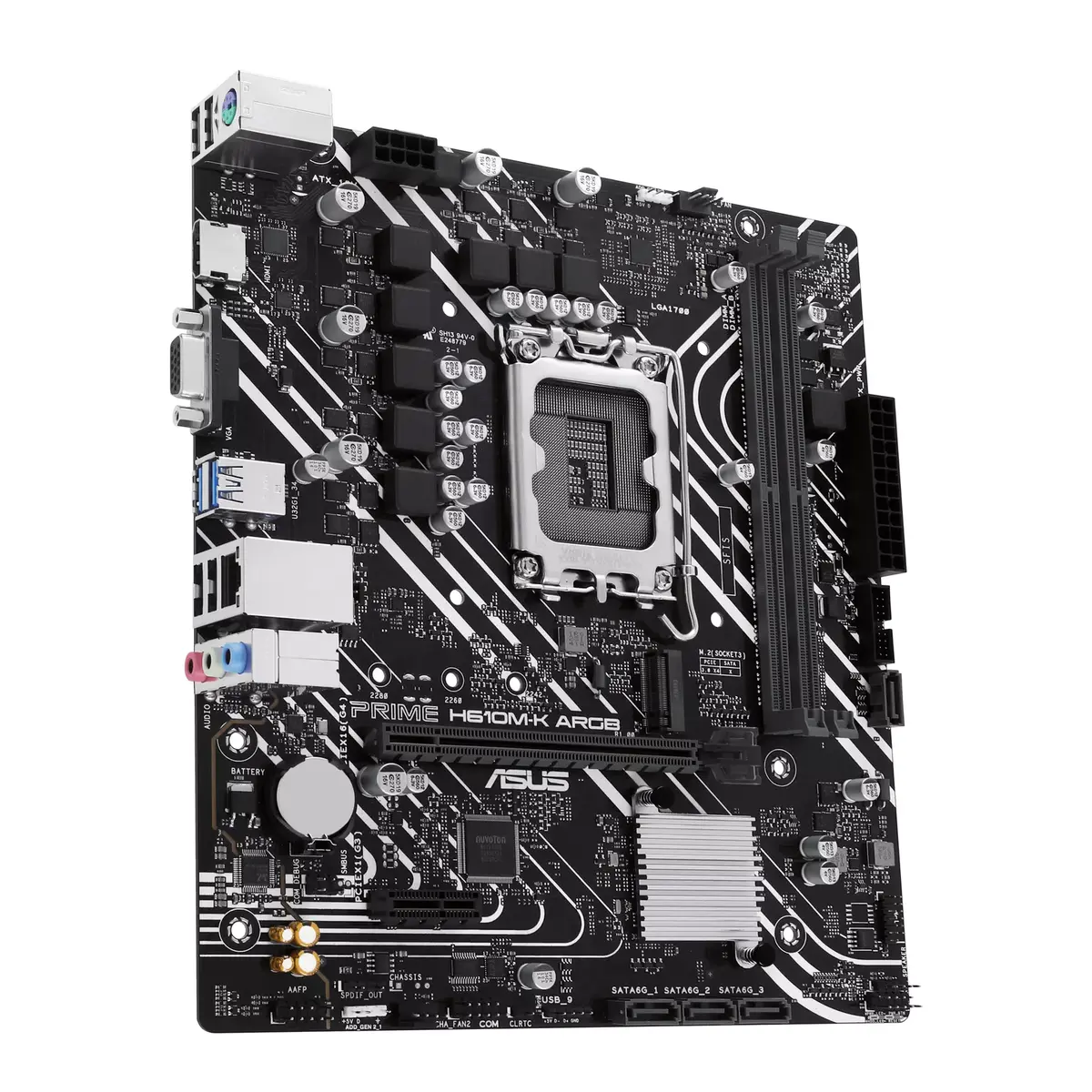 Материнская плата ASUS PRIME H610M-K ARGB, 90MB1G90-M0EAY0 Photo 3