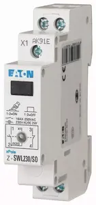 Модульный переключатель Eaton Z-SWL230/SO 16А 230В с индикатором