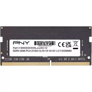 PNY DDR4 SODIMM 2666MHz Память 1x8GB Производительность для ноутбука