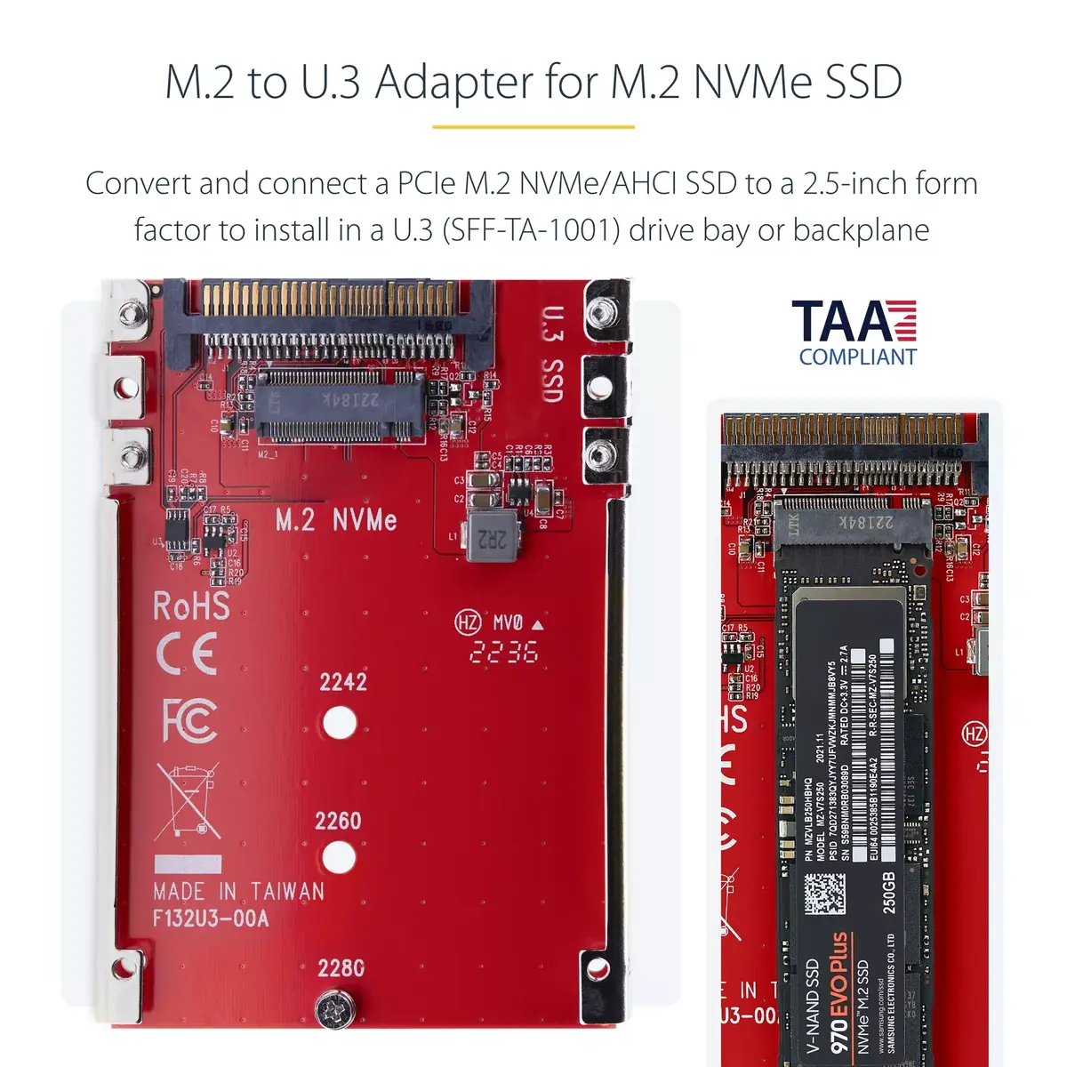 Internal M.2 Adapter StarTech.com 1M25-U3-M2-ADAPTER Photo 10