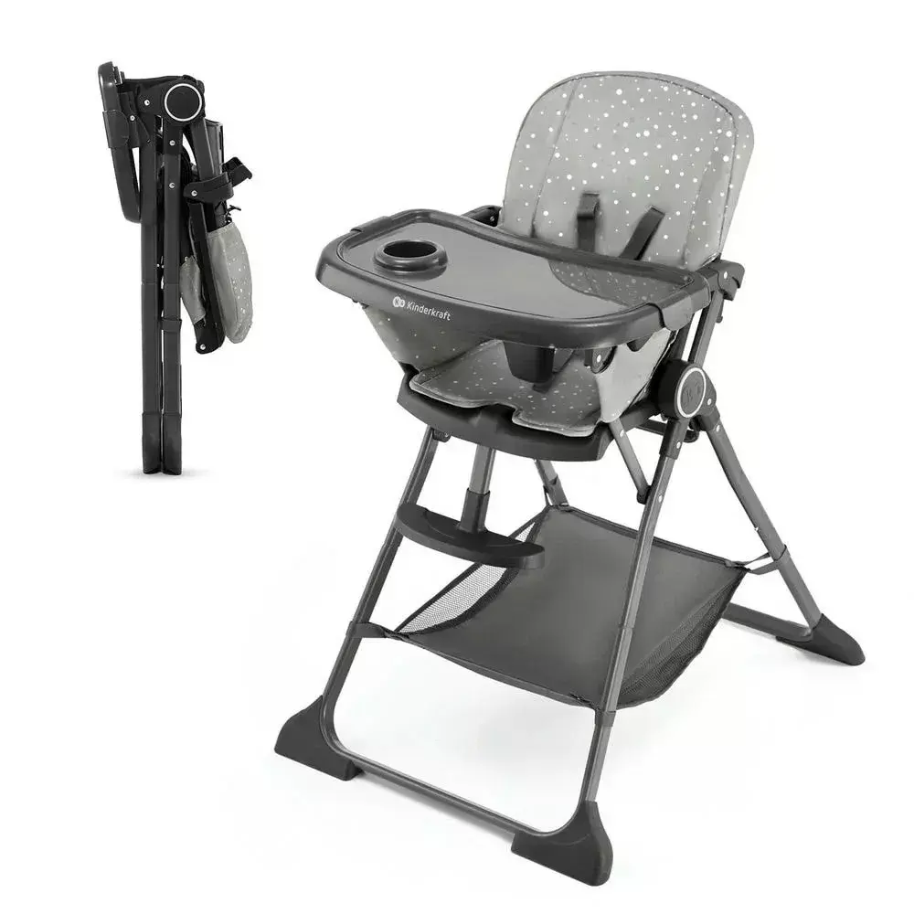 Стульчик для кормления kinder kraft FOLDEE GREY Photo 2