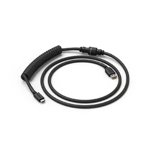 GLORIOUS Coiled Black USB Cable for PC peripherals, 1.37 m