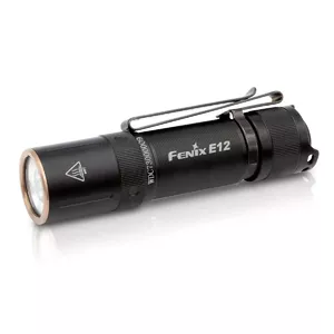 Fenix E12 V2.0 kabatas baterija Melns Rokas lukturis LED