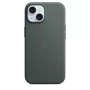 Vāks Apple iPhone 15 FineWoven Case ar MagSafe Evergreen