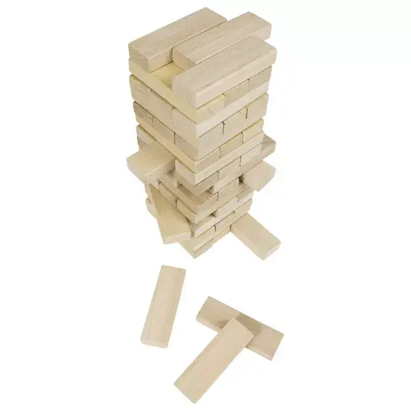 Goki HS530 Jenga wooden stacking game Photo 2