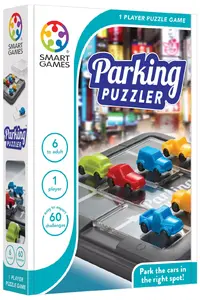 Board puzzle game Smart Games Parking Puzzler for ages 6–99, single-player, multicolour