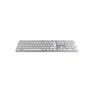 Keyboard SANDBERG KSK-8021U — full-size USB German layout, membrane, 110 keys, 1.5 m cable, silver/white
