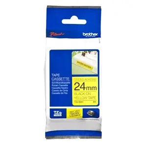 Marķēšanas lente Brother TZe-S651 melna uz balta 12mm
