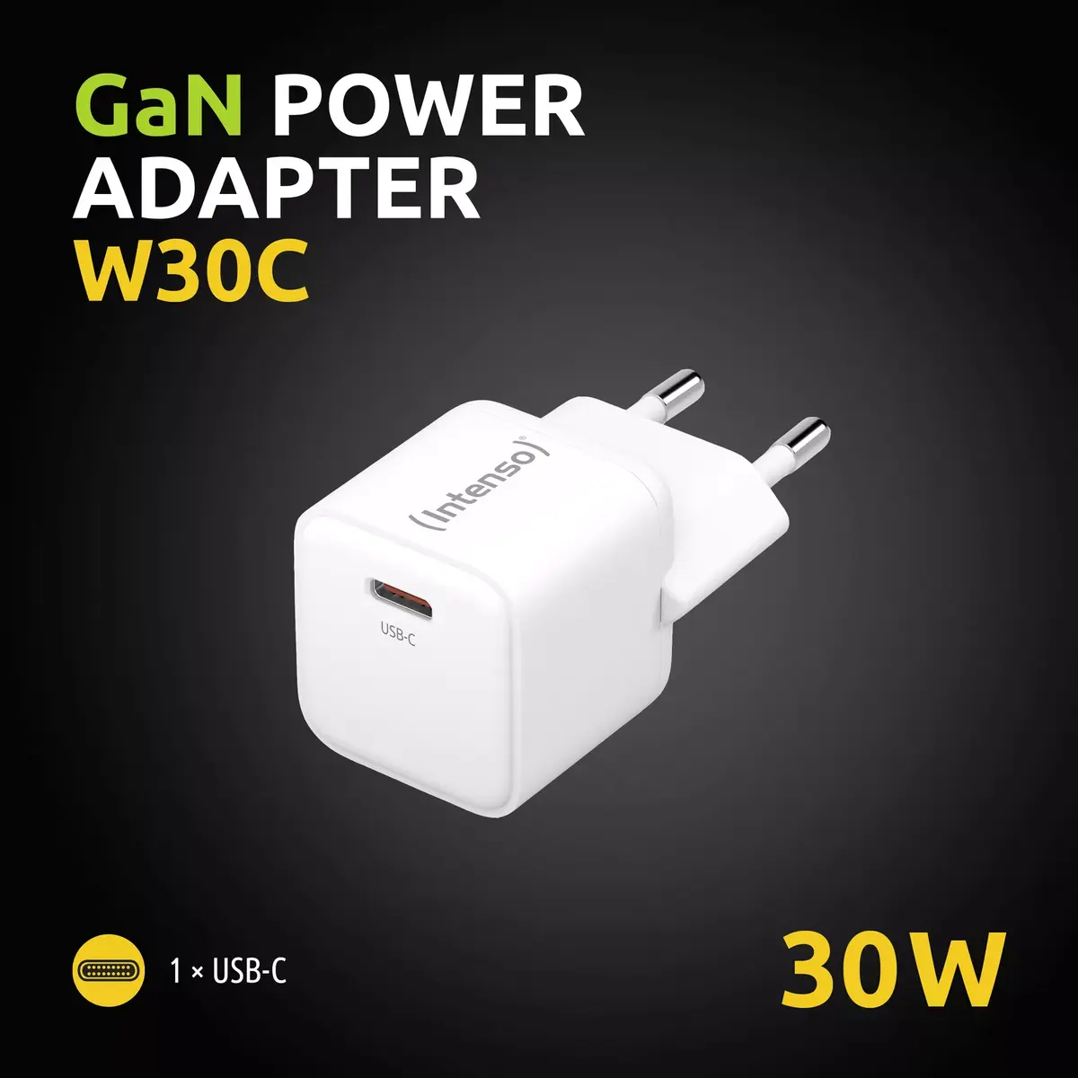 Indoor Charger Intenso POWER ADAPTER USB-C GAN/7803022 Photo 5