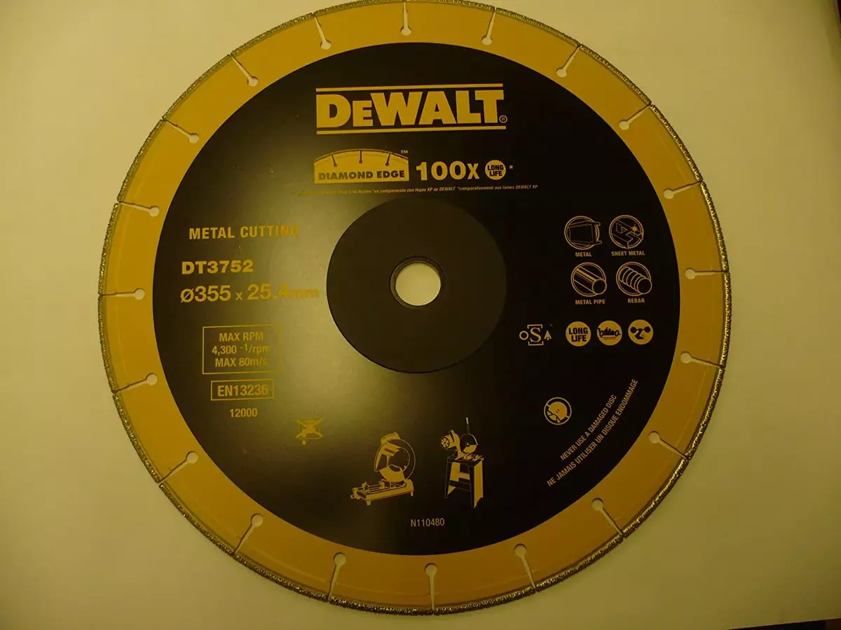 Cutting disc DeWALT DT3752-QZ Photo 2