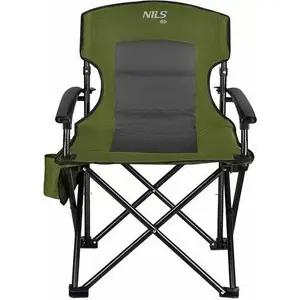 Складной туристический стул nils extreme NC3075 — зелёный переносной