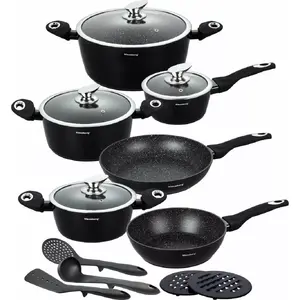 Cookware set Klausberg KB-7322, 15 pieces, granite non-stick finish