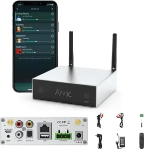 Tīkla audio straumētājs Arylic A50+ — bezvadu straumēšana, multiroom atbalsts