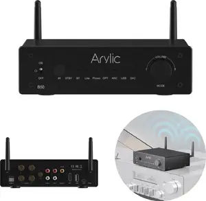 Bezvadu Bluetooth pastiprinātājs Arylic B50 — Arylic B50 Wzmacniacz Bluetooth