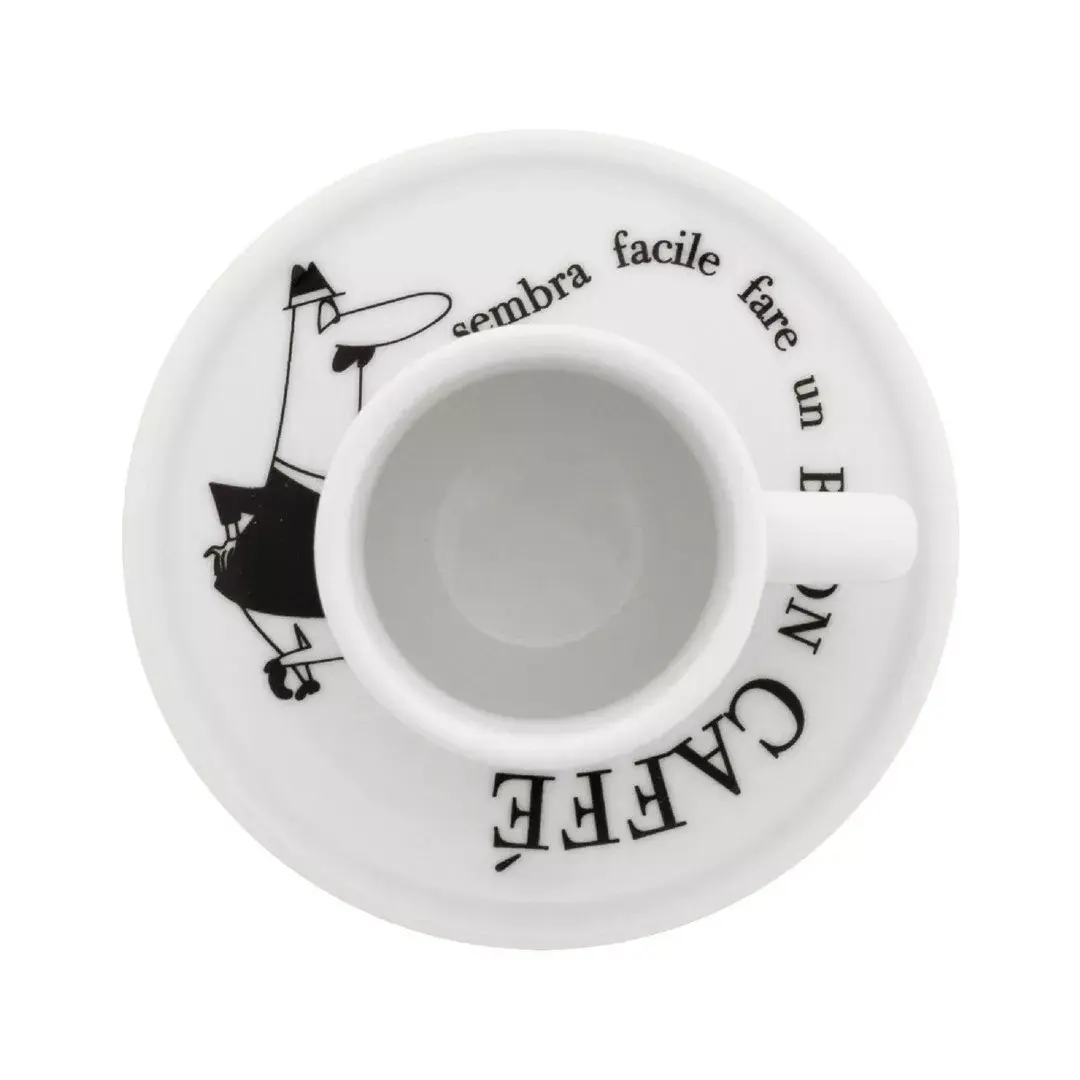 BIALETTI cup and saucer set 4 x 50 ml Photo 3