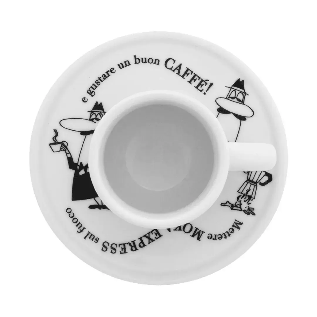 BIALETTI cup and saucer set 4 x 50 ml Photo 6