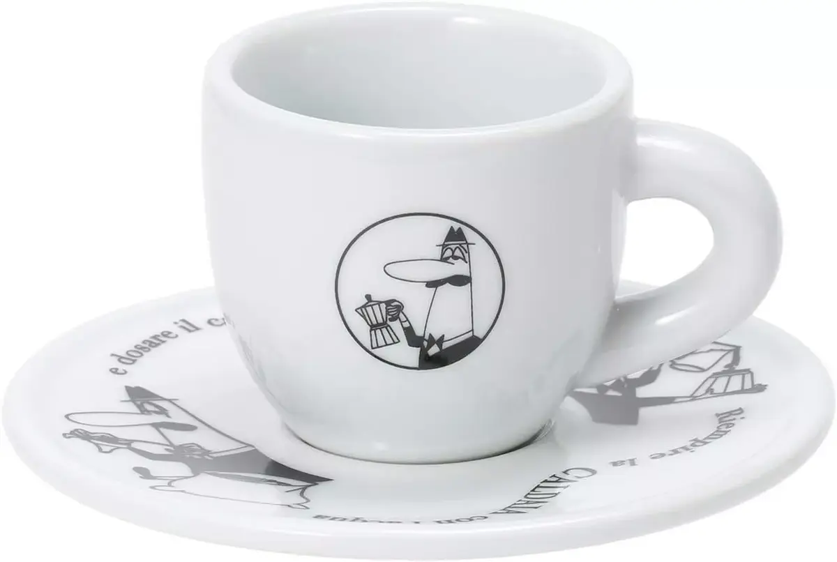 BIALETTI cup and saucer set 4 x 50 ml Photo 9