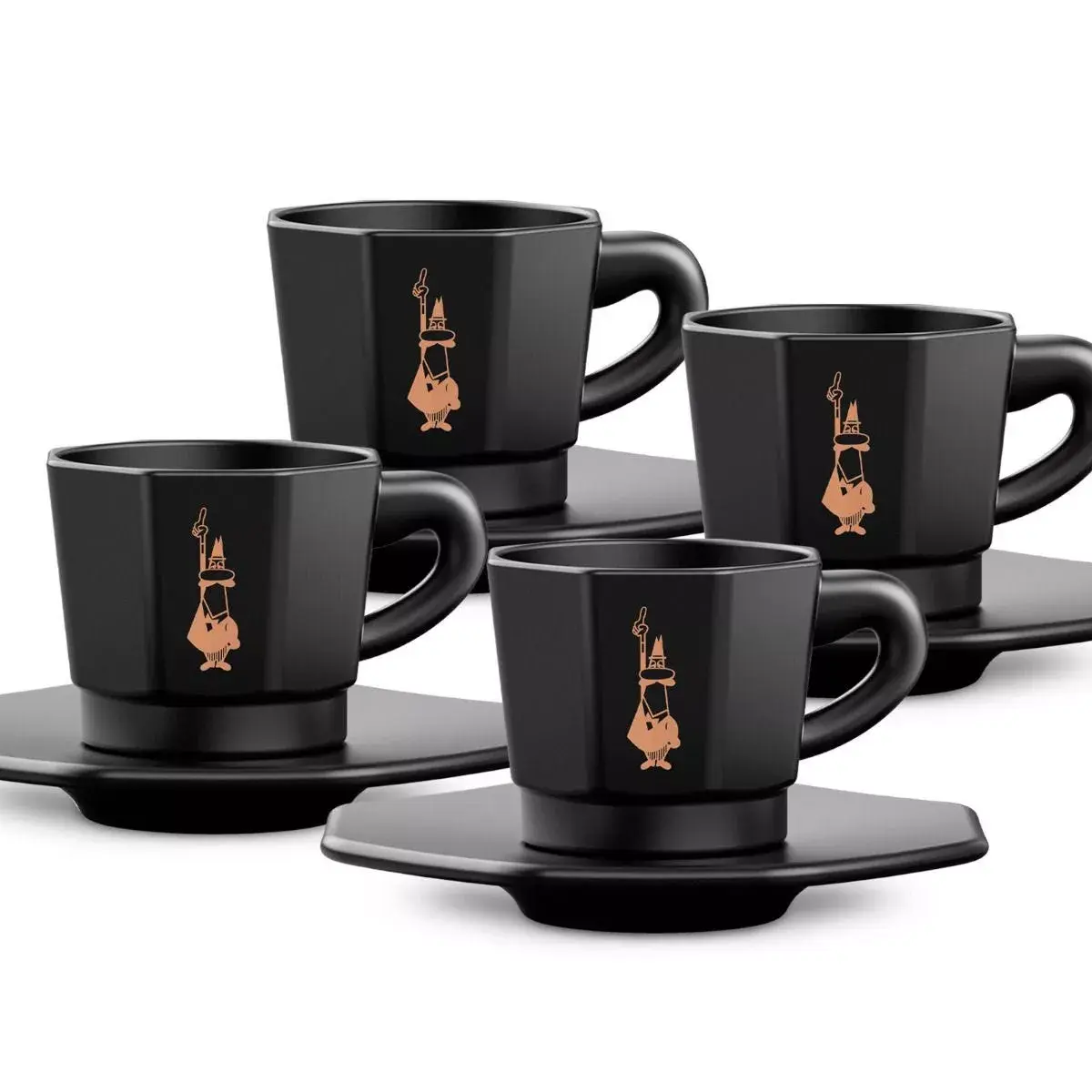 BIALETTI Melno kafijas tasīšu komplekts 4 gab. Photo 2