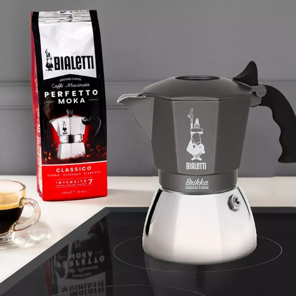 Bialetti Brikka Induction 4 tases nerūs. tērauda moka Photo 2