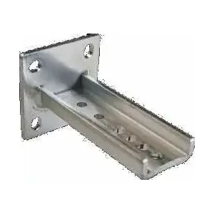 Mounting bracket BFt SFR L‑B N735003 — long adjustable bolted post bracket for 1 actuator