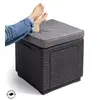 Keter Cube āra uzglabāšanas kaste‑krēsls — pelēks Photo 2
