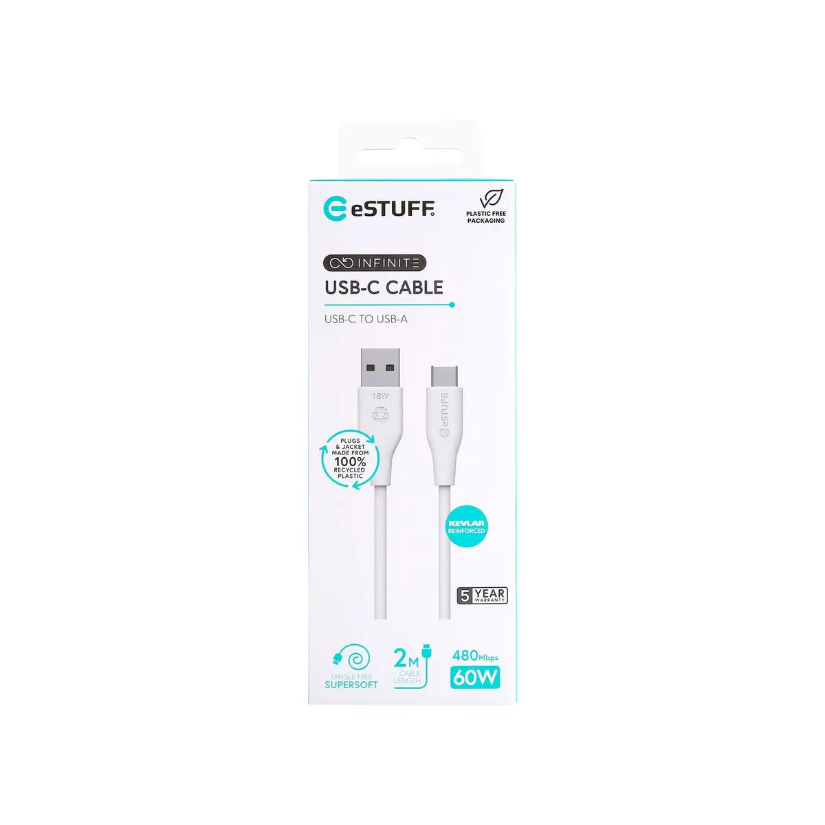 eSTUFF ES605270 USB Kabelis Photo 2