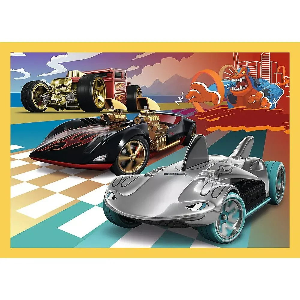 TREFL puzļu komplekts 4in1 Hot Wheels Photo 5