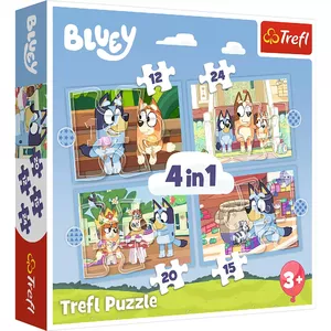 Пазл TREFL «Bluey and his world» — 12 деталей, 285×205 мм, 3+