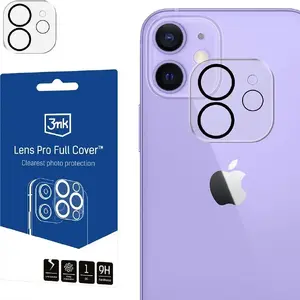Защитное стекло 3MK Lens Pro Full Cover для iPhone 12, 1 шт