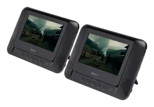 Denver MTW-793 Portable DVD and Blu-Ray Player with 17.8 cm 7 Inch Screen 1024 x 600 Resolution Convertible Black