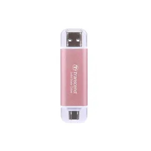 SSD disk Transcend 512 GB external USB Type-A to USB Type-C ESD310 Pink