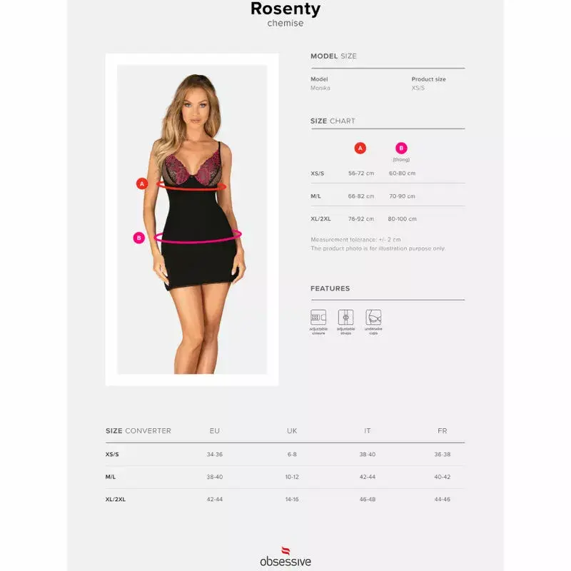 Negligee dress Obsessive Rosenty D-236186 Photo 7