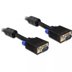 VGA Cable DeLOCK 5m, VGA (D-Sub) Black, 82559