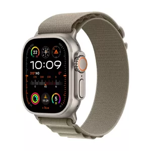 Viedpulkstenis Apple Watch Ultra 2 49 mm Titanium OLED 410×502 px skārienekrāns 4G GPS 64 GB olīvu siksniņa