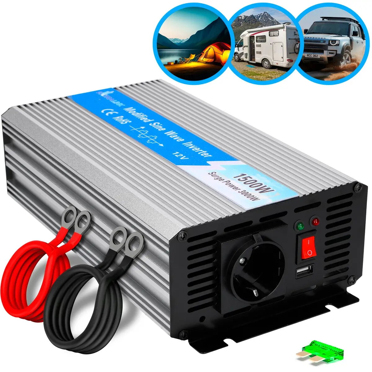 Tīkla invertors Extralink EX.31162 12V