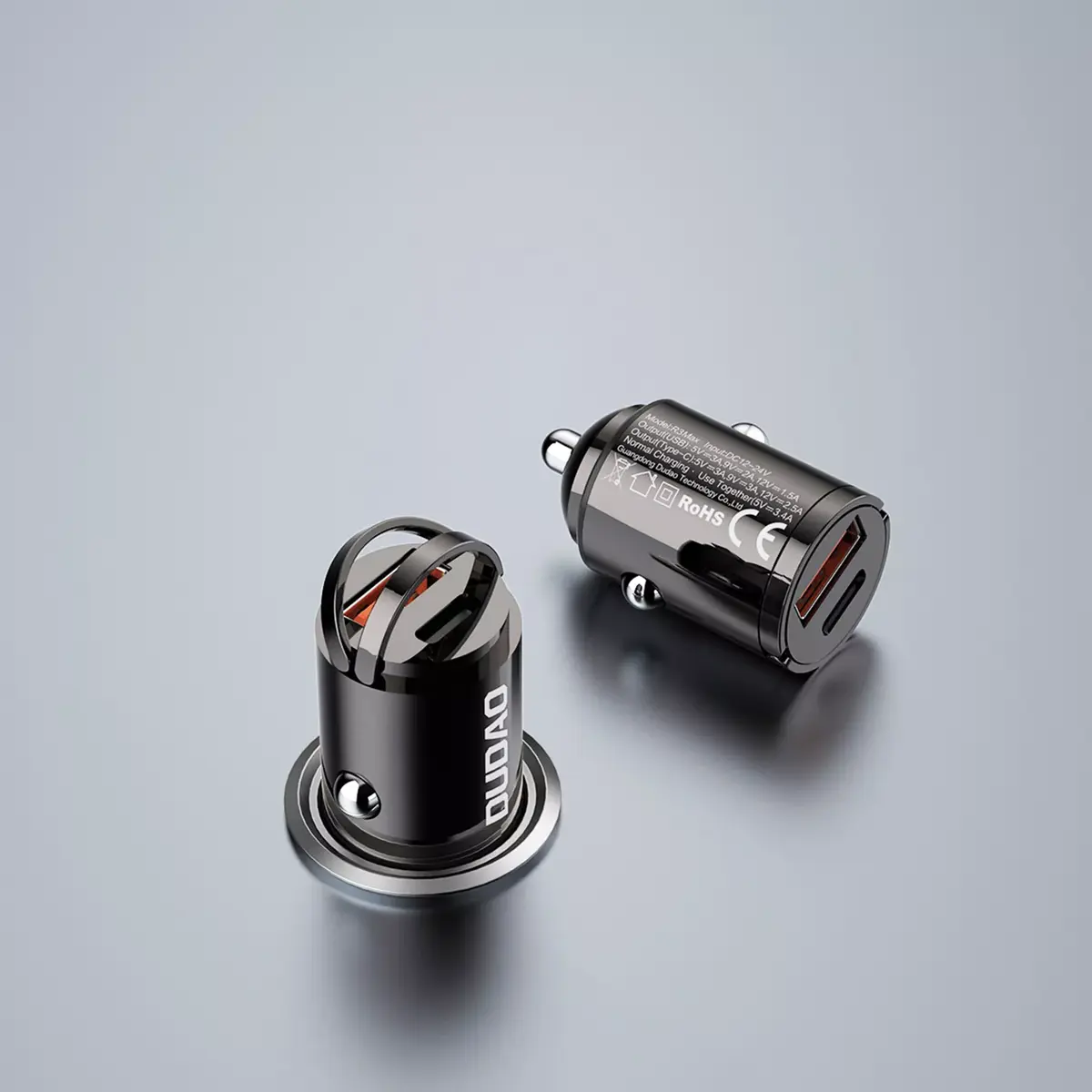 Автомобильное зарядное устройство DUDAO R3MAX USB+ USB-C 48W Photo 3