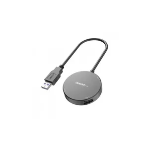 DUDAO 4in1 HUB USB сплиттер 1x USB 3.2 Gen 1 3x USB 2.0 адаптер черный A15B