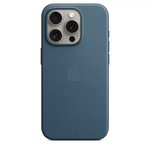 Apple FineWoven Case with MagSafe for iPhone 15 Pro - Pacific Blue