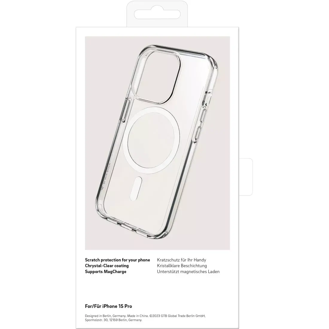 Чехол Black Rock Mag Clear iPhone 15 Pro Photo 4