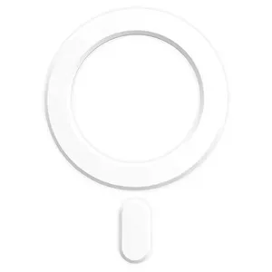 Magnetic Ring Tech-Protect Magmat White — magnetic phone ring compatible with MagSafe